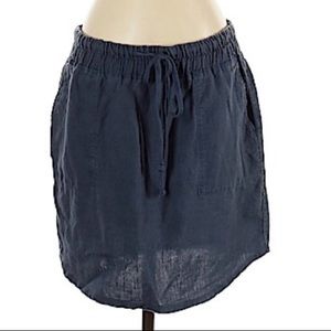 James Peres, Navy Blue Linen skirt